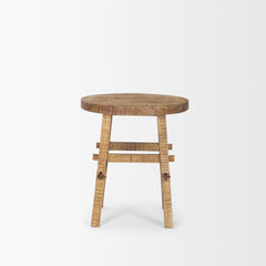 Rosie Brown Small Wood End Table - Ornate Home