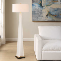 Rosin White Floor Lamp - Ornate Home