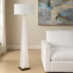 Rosin White Floor Lamp - Ornate Home