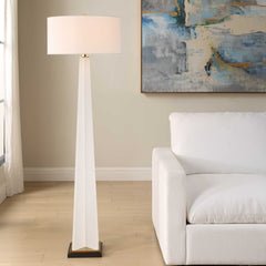 Rosin White Floor Lamp - Ornate Home