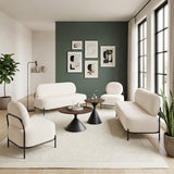 Rosk Walnut & Black Coffee Table Set (2-Piece) - Ornate Home