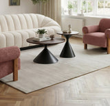 Rosk Walnut & Black Coffee Table Set (2-Piece) - Ornate Home