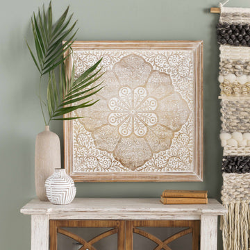 Roslindale Wood-Frame Wall Art Piece - Clearance - Ornate Home