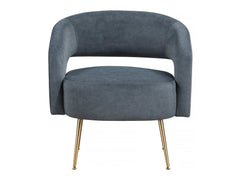 Roslyn Dark gray Accent Chair - Ornate Home