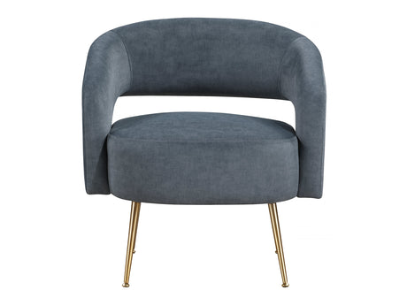 Roslyn Dark gray Accent Chair - Ornate Home