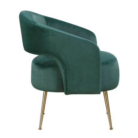 Roslyn Green Accent Chair - Ornate Home