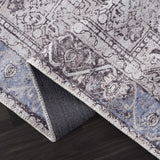 Rosman Blue&Beige - Promo Washable Area Rug - Clearance - Ornate Home
