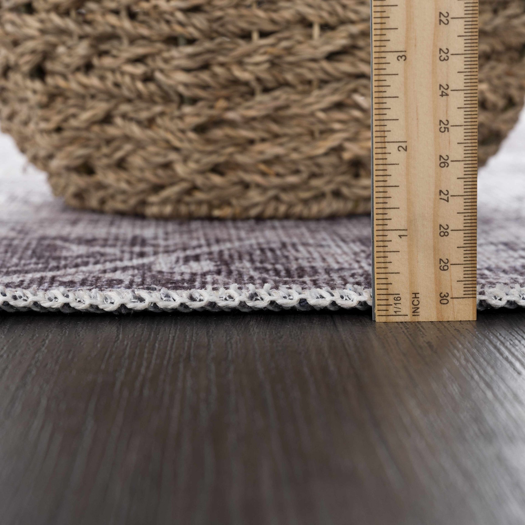 Rosman Blue&Beige Washable Area Rug - Clearance - Ornate Home