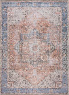 Rosman Distressed Washable Area Rug - Ornate Home