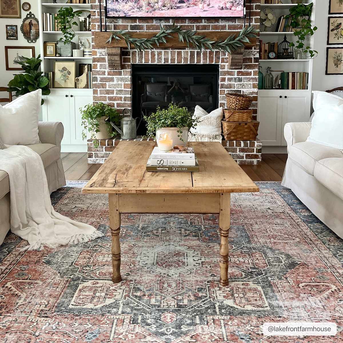 Rosman Distressed Washable Area Rug - Ornate Home
