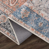 Rosman Distressed Washable Area Rug - Ornate Home