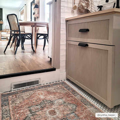 Rosman Distressed Washable Area Rug - Ornate Home