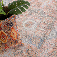 Rosman Distressed Washable Area Rug - Ornate Home
