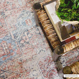 Rosman Distressed Washable Rug - Ornate Home