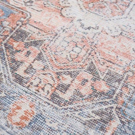 Rosman Distressed Washable Rug - Ornate Home