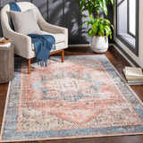Rosman Distressed Washable Rug - Ornate Home