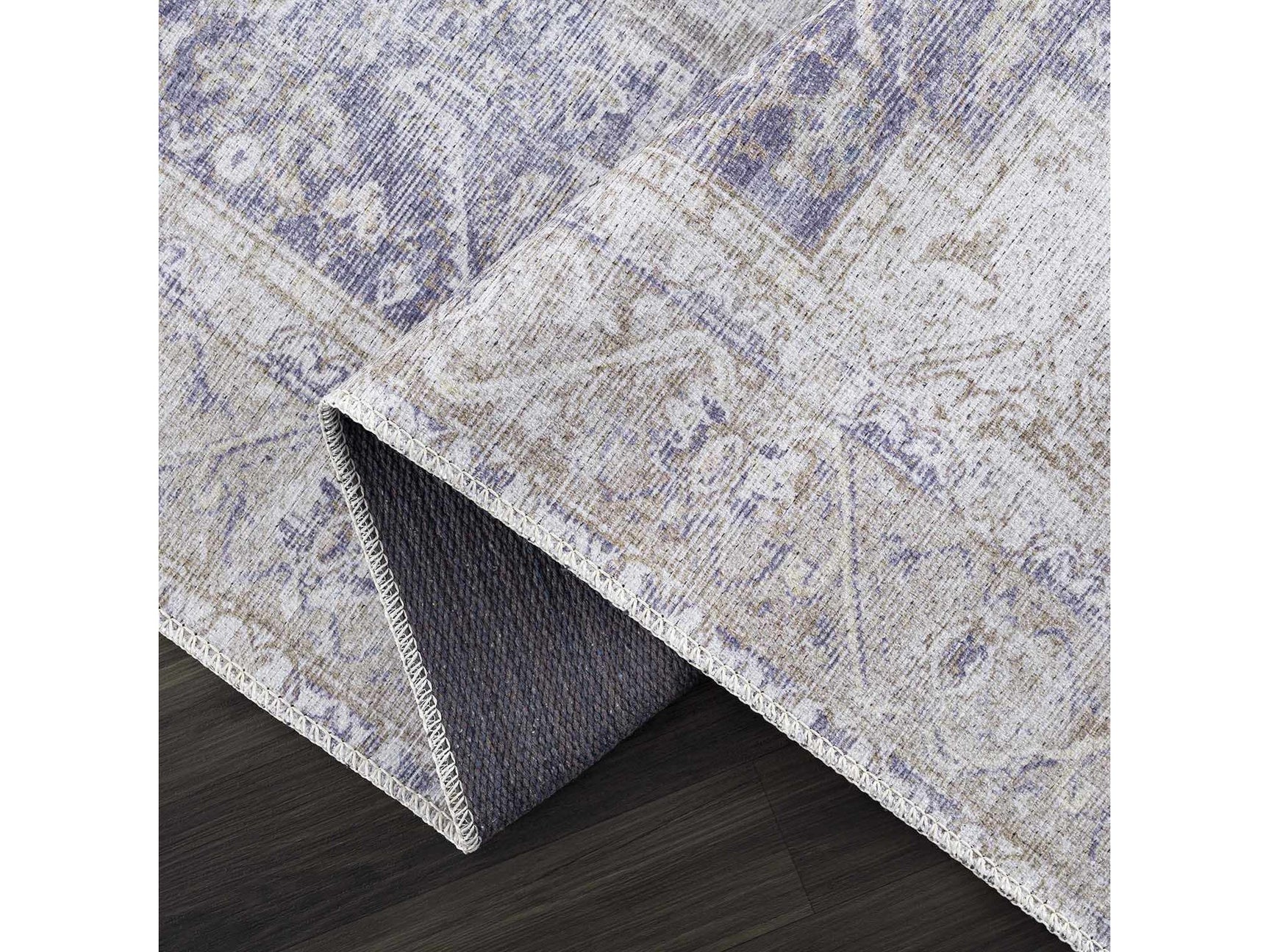 Rosman Olive Washable Rug - Clearance - Ornate Home