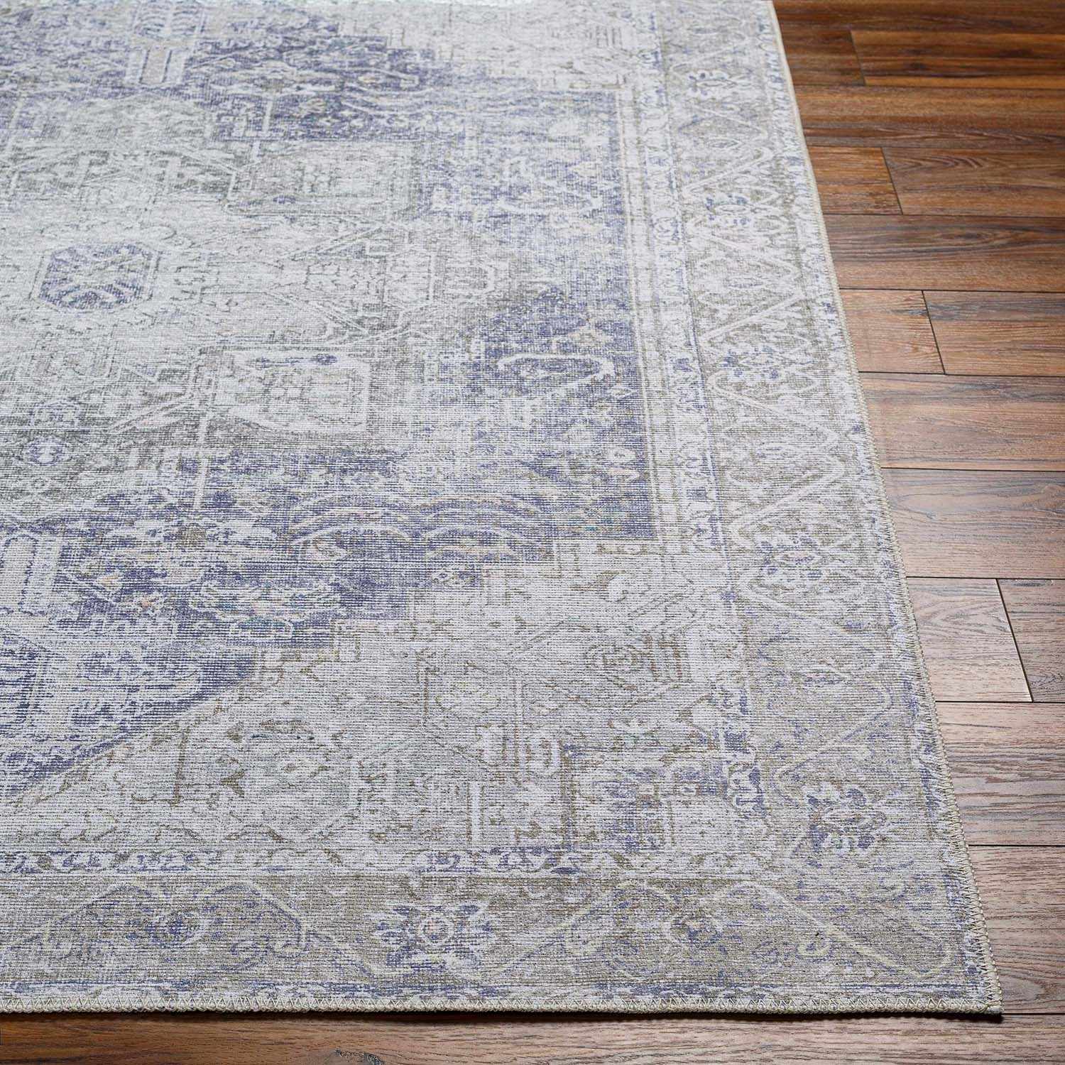 Rosman Olive Washable Rug - Clearance - Ornate Home