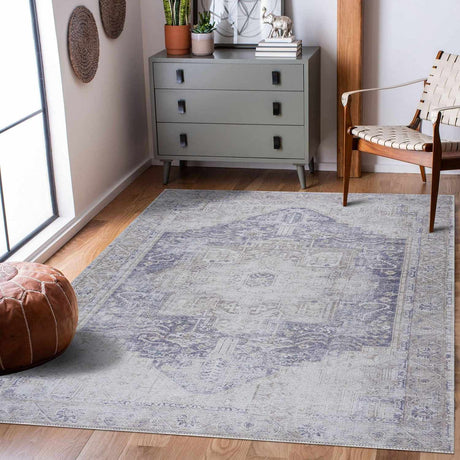 Rosman Olive Washable Rug - Clearance - Ornate Home