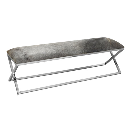 Rossi Grey Bench - Ornate Home