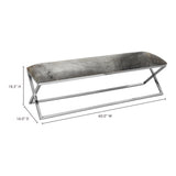 Rossi Grey Bench - Ornate Home
