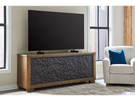 Rosswain Warm Brown 80" TV Stand - Ornate Home