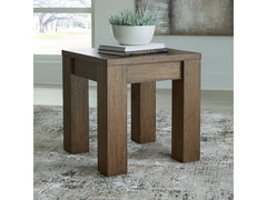 Rosswain Warm Brown End Table - Ornate Home