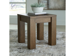 Rosswain Warm Brown End Table - Ornate Home