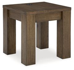 Rosswain Warm Brown End Table - Ornate Home