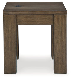 Rosswain Warm Brown End Table - Ornate Home