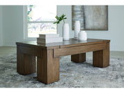 Rosswain Warm Brown Lift-Top Coffee Table (Online Special Price) - Ornate Home