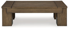 Rosswain Warm Brown Lift-Top Coffee Table - Ornate Home