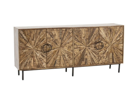 Roswell Brown/Black Sideboard - Ornate Home
