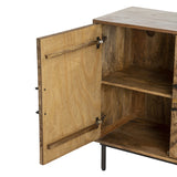 Roswell Brown/Black Sideboard - Ornate Home