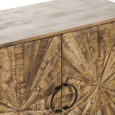 Roswell Brown/Black Sideboard - Ornate Home