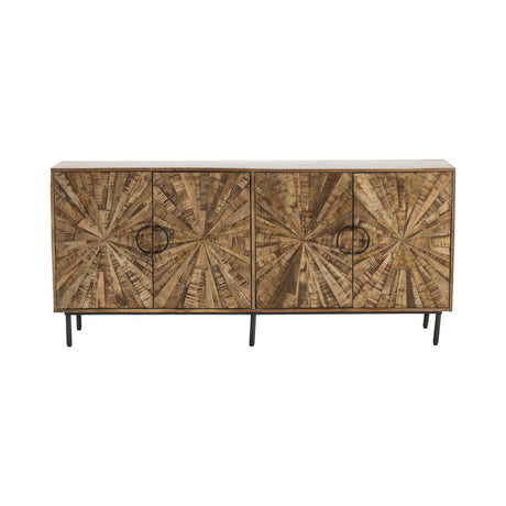 Roswell Brown/Black Sideboard - Ornate Home