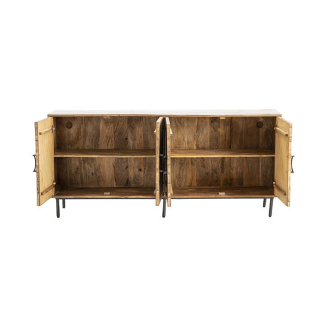 Roswell Brown/Black Sideboard - Ornate Home