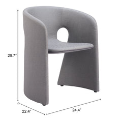 Rosyth Slate Gray Dining Chair - Ornate Home