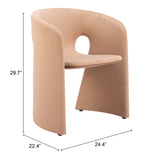 Rosyth Tan Dining Chair - Ornate Home