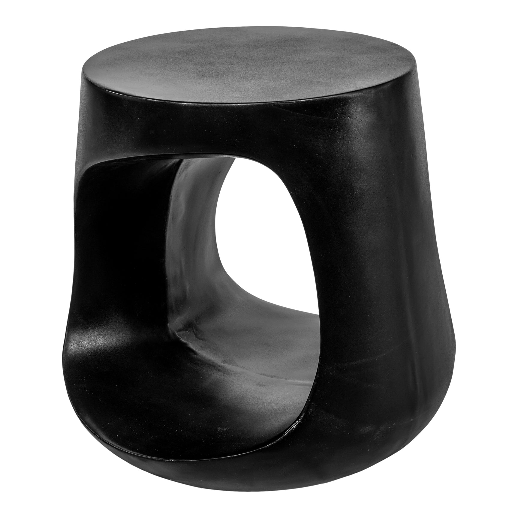 Rothko Black Outdoor Stool - Ornate Home