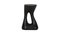 Rothko Black Tall Outdoor Side Table - Ornate Home