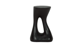 Rothko Black Tall Outdoor Side Table - Ornate Home