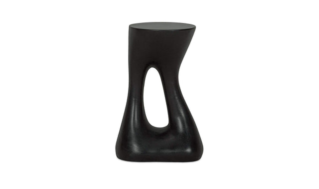 Rothko Black Tall Outdoor Side Table - Ornate Home