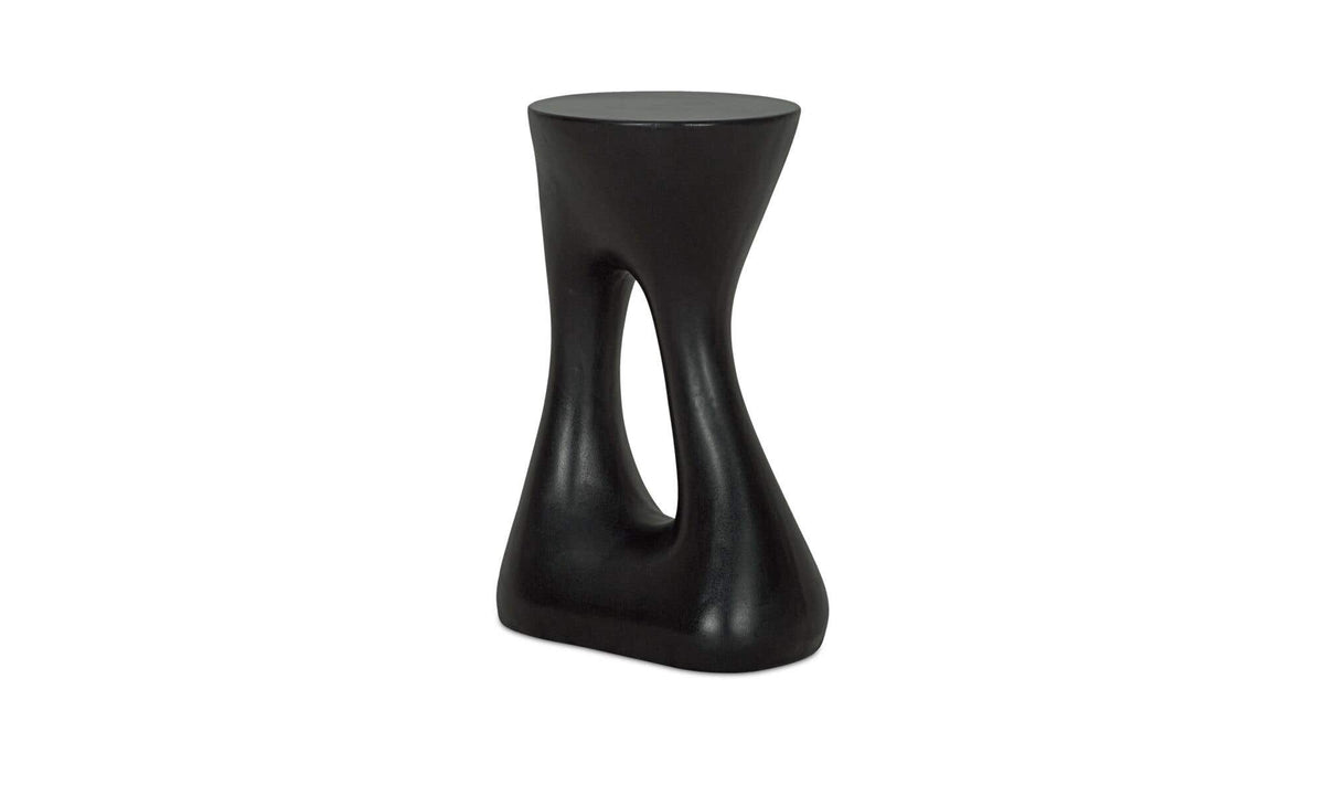 Rothko Black Tall Outdoor Side Table - Ornate Home