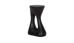 Rothko Black Tall Outdoor Side Table - Ornate Home