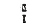 Rothko Black Tall Outdoor Side Table - Ornate Home