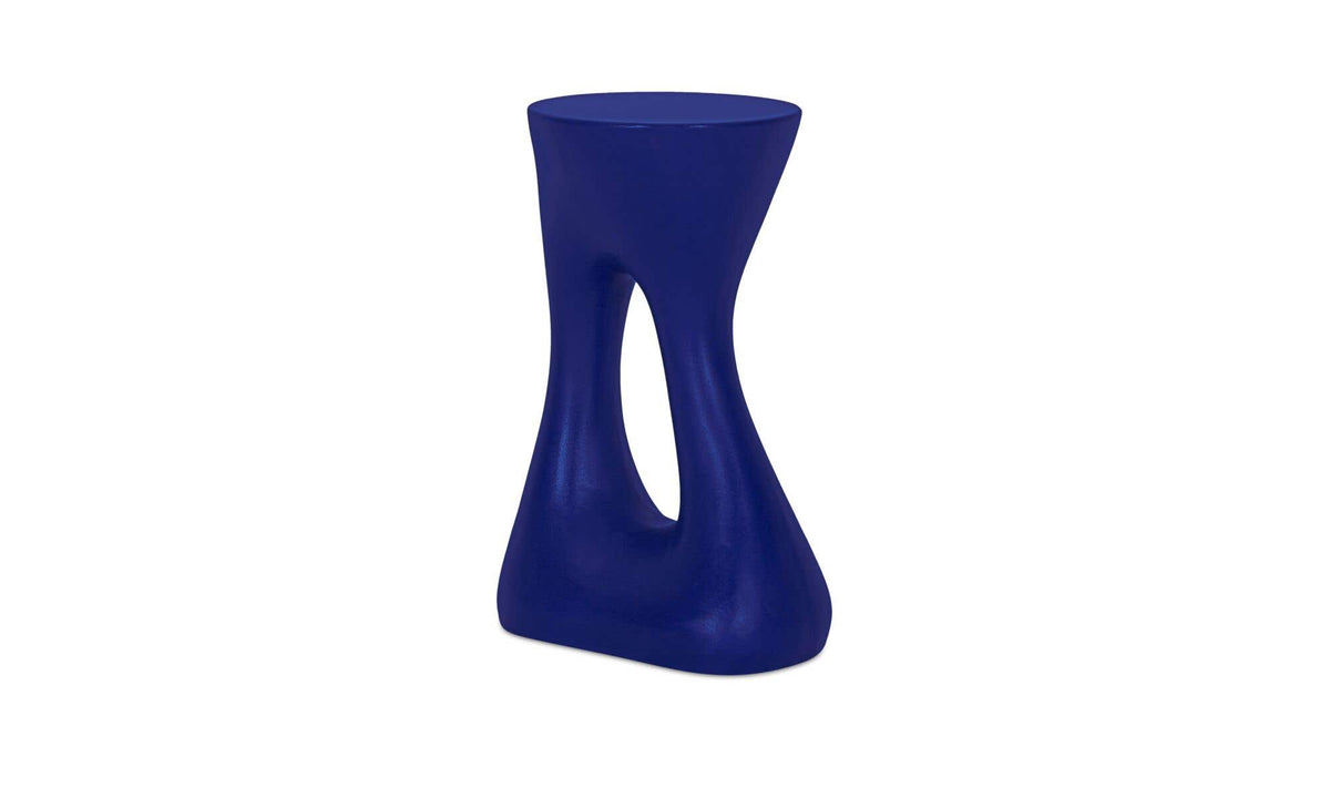 Rothko Blue Tall Outdoor Side Table - Ornate Home
