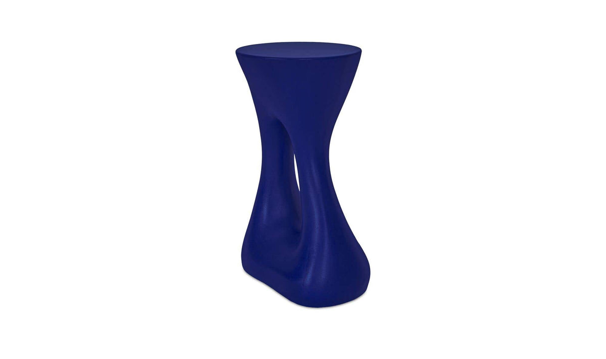 Rothko Blue Tall Outdoor Side Table - Ornate Home