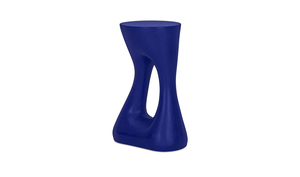 Rothko Blue Tall Outdoor Side Table - Ornate Home