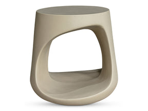 Rothko Cream Outdoor Stool - Ornate Home